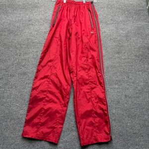 90s Vtg Nike track pants size small red/black